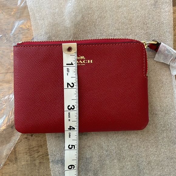 NWT Red Coach wristlet - Picture 9 of 9